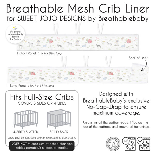 Best breathable crib bumper best sale